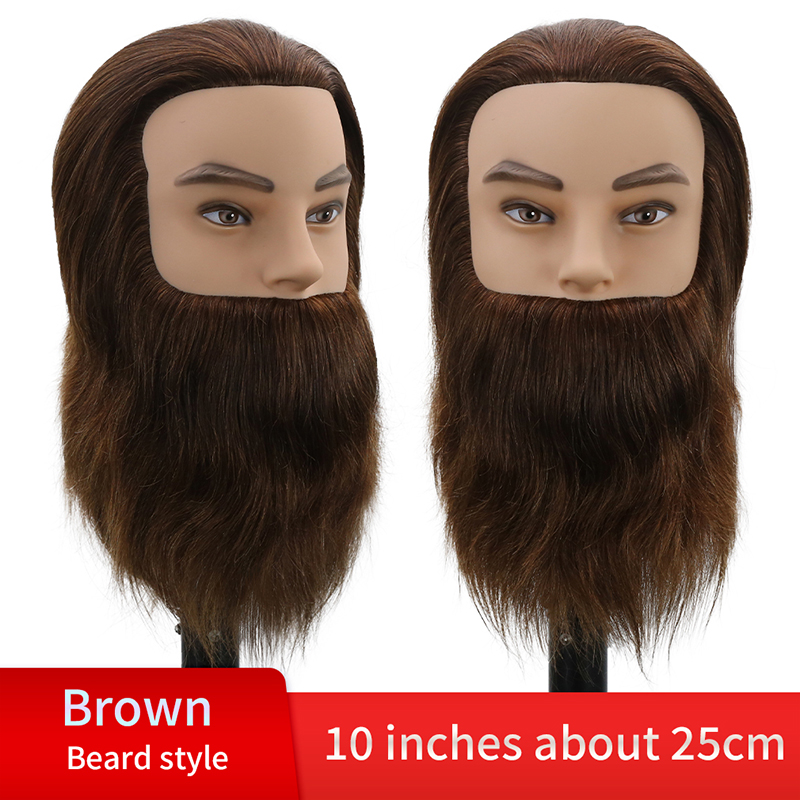 Head model with a beard