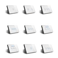 Interrupteur mural tactile intelligent Wi-Fi 250V 10A standard AU/US pour appareils électroménagers, compatible Tuya Alexa, avec variateur de lumière - Vente en gros