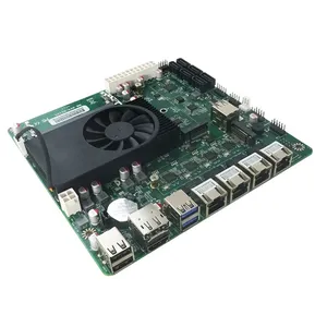 Topton-placa base NAS cele-ron N5105 Mini ITX 17x17CM, enrutador Industrial suave InteI 4xi226-V 2,5G 2 x M.2 NVMe 6 x SATA3.0 HDMI2.