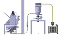 Transportador Neumático de Banda de Acero Inoxidable Gaofu, Alimentador de Vacío, Diseño Antibacteriano y Duradero para la Industria Alimentaria y Plantas de Manufactura