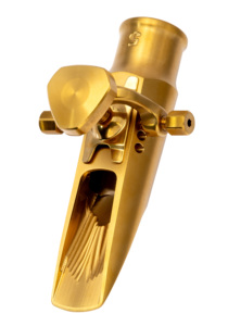 Saxophone alto haut de gamme, embouchure en titane réglable avec design à rainures courbes et vis d'équilibrage pour musicien - Product Image 6