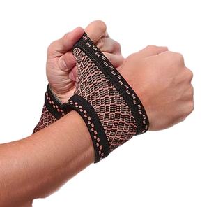 <span class=keywords><strong>Copper</strong></span> <span class=keywords><strong>Wrist</strong></span> Compression Brace Stütz hülse für Arthritis & Karpal tunnel Schmerz linderung Sport Armband - Product Image 1