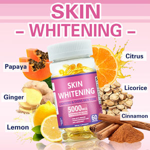 แคปซูลผิวขาว กลูต้าไธโอน 5000 ไมโครกรัม ผสมมะละกอ ซิตรัส และชะเอมเทศ สำหรับจุดด่างดำ ฝ้า กระ ลดเลือนริ้วรอย 60 ซอฟต์เจล - Product Image 4