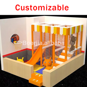 Compact Kids Indoor Playground Equipment for Children with Soft <b>Small</b> <b>Slide</b> and Ball Pit for Home or <b>Small</b> Play Centers - Product Image 4