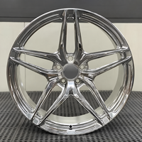 Jantes 5x114.3 Performance Forgées 17-22 Pouces Argent Poli Logo Personnalisé pour BMW 525 530 Land Rover Rolls-Royce Nissan