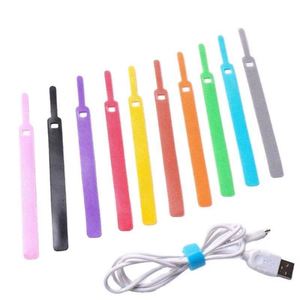 Custom Flexible Color Velcroes Straps Automatic Hand-held Self-gripping Strap <b>Hook</b> and Loop Cable Velcroes Straps - Product Image 4