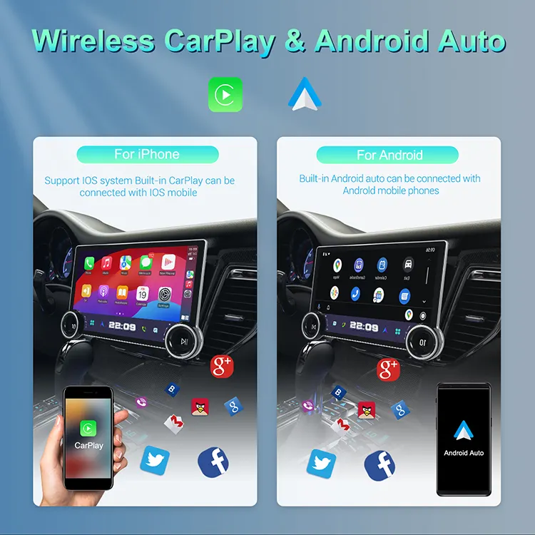 Zmecar New Product 11.8 Inch HD QLED Touch Screen 8-Core Carplay Android Auto Diamond 2k Multimedia Player Android Car Radio