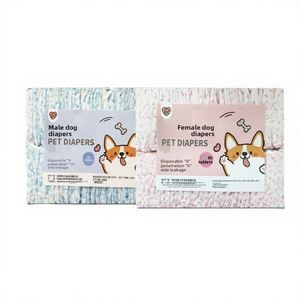 Couches jetables et coussinets absorbants pour chiens, pour chiennes et chiens, soutien menstruel, petits chiens et races 2026, 50 pièces - Product Image 1