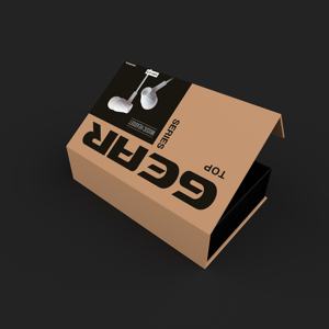 Luxus Buch wie Verpackungs box für Kopfhörer Kopfhörer Headset Ohrhörer mit benutzer definierten Einsatz - Product Image 3