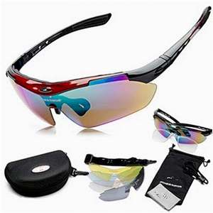 Gafas de Ciclismo con 5 Grupos de Lentes, Montura para Miopía, Gafas Deportivas para Bicicleta, Gafas de Sol para Ciclismo al Aire Libre, para Hombre y Mujer - Product Image 1