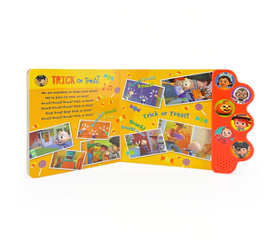 Livre audio interactif éducatif personnalisé OEM/ODM avec comptes en terne pour les tout-petits, avec module sonore, couverture rigide, 20 cm - Product Image 2
