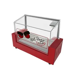 Hot Koop Commerciële Worst Grill Hot Dog Grill Hot Dog Machine 5 Rolls