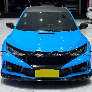 Alerón Delantero Estilo SPOON de Carbono + FRP, Divisores de Parachoques para Honda Civic 10TH FK8, Kits de Carrocería - Product Image 2