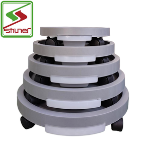 Plateau roulant pour pot de fleurs avec roulettes, <span class=keywords><strong>soucoupe</strong></span> à roulettes pour plantes, palette à roulettes pour plantes, pot de fleurs rond en plastique à roulettes - Product Image 3