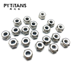 جودة عالية DIN980 gr5 المكسرات التيتانيوم الذاتي قفل الجوز إدراج قفل عرافة الجوز من قبل PYTITANS - Product Image 3