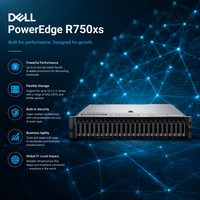 Serveur de bureau original R750XS 2U Rackmount 2-Socket 3ème génération Intel Xeon Scalable PC d'entreprise