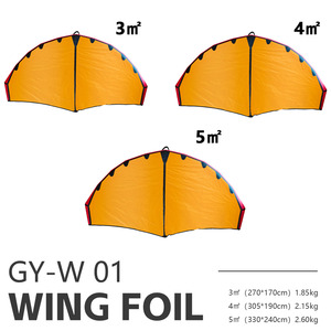 Ensemble de planche de <span class=keywords><strong>wingsurf</strong></span> Waterplay 5m, planche gonflable pour sports nautiques, wing foil, kitesurf, windsurf, hydrofoil, wingfoil - Product Image 4
