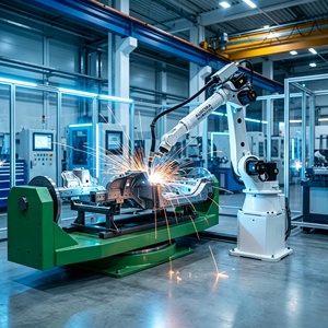 Robot de soudage industriel haute précision à 6 axes avec positionneur double station pour cellule de soudage robotisée de pièces automobiles - Product Image 2