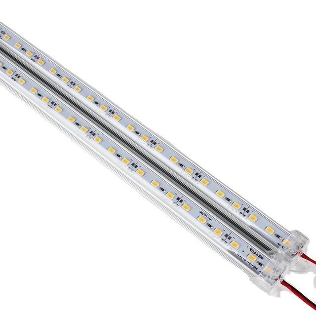 High Brightness 12V LED 5730 5630 SMD Aluminum Profile IP65 ROHS 5M Rigid Strip Bar Light for Home Decoration