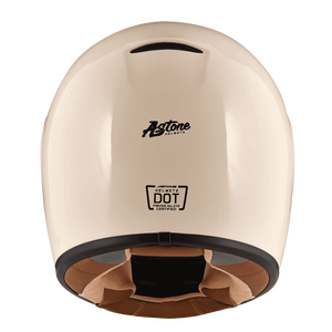 Nuevo Casco Integral Vintage ASTONE GT4 Blanco Brillante ABS - Product Image 6