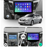 Android pour Hyundai Sonata I40 I45 2011 - 2013 Navigation GPS de voiture Lecteur multimédia stéréo automobile Unité principale