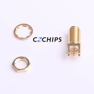 BWSMA-KE11 RF Coaxial Connector Through hole Component (THT) Connector Inner Hole 1 6GHz SMA - Product Image 1