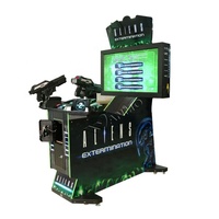 Dinibao 42 LCD Aliens Extermination Gun simulateur de tir d'arcade machine de jeu à pièces pour parc d'attractions