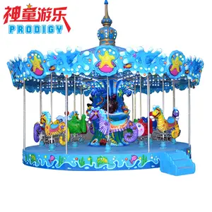 Fairground Swing Carnival Rides Kids Merry Go Round Carousel Machine for Sale