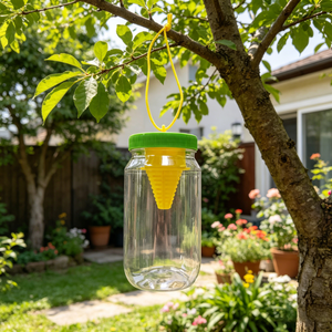 Piège à mouches réutilisable et écologique, prêt à être expédié, avec montage facile et conception non toxique pour la maison, le jardin et la terrasse - Product Image 5