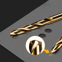 Accessoires pour machines-outils CNC HSS-Co M35 Foret hélicoïdal à tige droite en cobalt