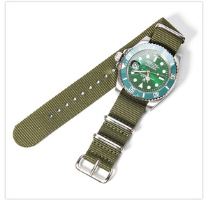 Vente en gros d'usine de bracelets de montre en nylon et toile de haute qualité <span class=keywords><strong>14</strong></span> 16 18 20 22 24mm - Product Image 6