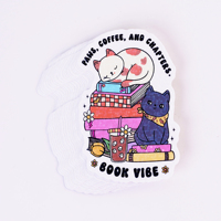 Etiquetas personalizadas de diseño de empresa, Impresión de dibujos animados, pegatina impermeable, logotipo adhesivo, vinilo holográfico, pegatina troquelada personalizada