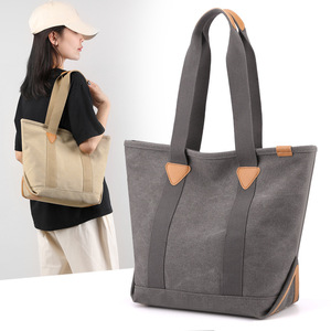 Bolsos de Hombro de Lona Impermeables al por Mayor de Fábrica, Bolsos de Trabajo con Múltiples Bolsillos, Bolsos de Mano para Maestras y Mujeres - Product Image 2