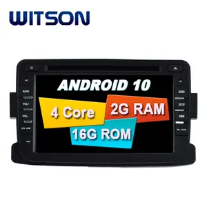 WITSON แอนดรอยด์10.0,ระบบนำทาง GPS สำหรับเครื่องเล่น DVD รถยนต์ RENAULT DACIA /Duster /Logan/Sandero/dokker