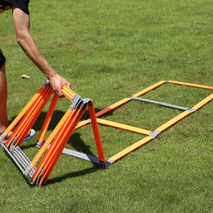 Escalera de Agilidad para Entrenamiento de Velocidad de Fútbol YOTO, Material ABS, Color Naranja, Suave, Fija, para Coordinación Física, Obstáculos, Marco de Entrenamiento, Rejilla de Fitness - Product Image 2