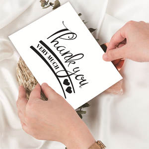 Stampa personalizzata Logo Design carta Kraft biglietto di auguri di buon compleanno per la promozione - Product Image 4