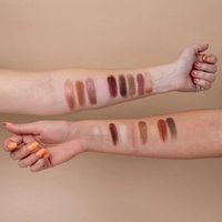 Palette de fards à paupières mats personnalisée 9 couleurs, ultra-maléables, tons froids, texture lisse, longue tenue
