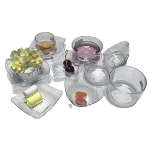 Milieuvriendelijk Wegwerp Mini Voorgerecht Platen Tiny Dessert Platen Proeven Monster Kleine Platen Mini Party Trays