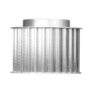 AT5-27 serie 12 ~ 72 pulegge della cinghia di distribuzione dei denti in materiale di alluminio pulegge a foro normale per cinghie 16mm di larghezza apertura 17.85 ~ 113.15mm - Product Image 3