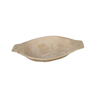 Plateau en bois poli de haute qualité Conception unique en bambou Écologique Accueil Hôtel Restaurant Utiliser des assiettes pour la vente à l'exportation de produits alimentaires - Product Image 2