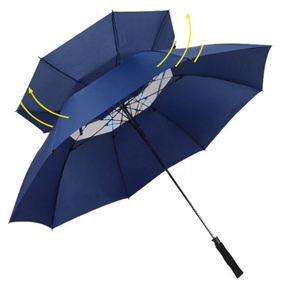 Paraguas Automático Fácil de Abrir y Cerrar, Doble Pared, 23 Pulgadas, Plegable, para Lluvia y Sol, Portátil, Recto, con Impresión de Logotipo - Product Image 2