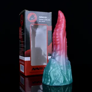 New Arrival Simulated animal dragon penis G-spot stimulation massage penis couple sex pleasure device sex toy