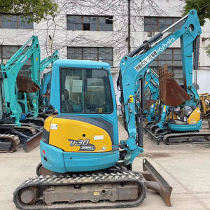 Modèle 2023 Excavatrice sur chenilles d'occasion U30 Moteur Kohler Système entièrement hydraulique Poids opérationnel de 3 tonnes Capacité de la cuillère de 0,3 m Moteur PLC - Product Image 1