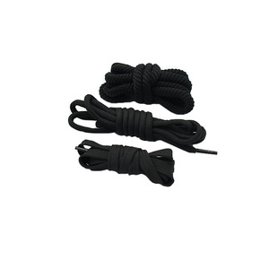Lacets ronds noirs et blancs pour chaussures de sport, chaussures de basket-ball, chaussures décontractées, lacets de remplacement quotidiens pour hommes et femmes - Product Image 6
