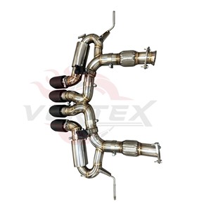 ระบบท่อไอเสียสแตนเลสสตีลประสิทธิภาพสูง Vortex สำหรับ Corvette C8 Z06 แบบควบคุมวาล์ว ท่อคู่รูปตัว X - Product Image 6
