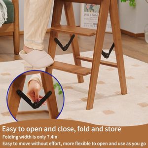 Wooden <strong>Kitchen</strong> <strong>Helper</strong> Learning Tower Wholesales Step Stool Standing <strong>Folding</strong> Montessori Children's Learn Tower for Kid Toddlers - Product Image 2