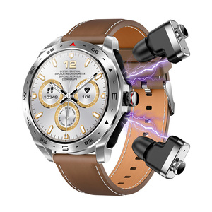 T95 Người Đàn Ông Của Thông Minh Đồng Hồ Không Thấm Nước Earbuds IP67 Tiêu Chuẩn Bt Cuộc Gọi Điện Thoại Chơi Âm Nhạc Thể Thao Tập Thể Dục Tracker Chăm Sóc Sức Khỏe Tai Nghe - Product Image 1