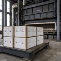 Module en fibre céramique 1600°C – Bloc isolant réfractaire thermique ignifuge, taille personnalisable, faible conductivité thermique pour