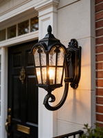 Applique murale extérieure étanche IP65, lampe LED murale pour jardin, patio, extérieur, sécurité domestique