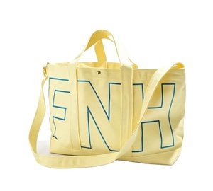 Bolsa de Lona con Letras Bordadas, Correa Cruzada, Gran Capacidad, Bolsa de Hombro para Compras, Iniciales Personalizadas - Product Image 1